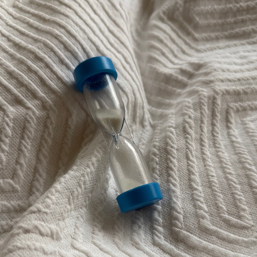Blue Hourglass Timer